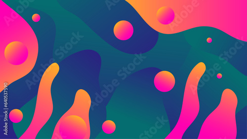 colorful Wave Fluid with sparkling design background