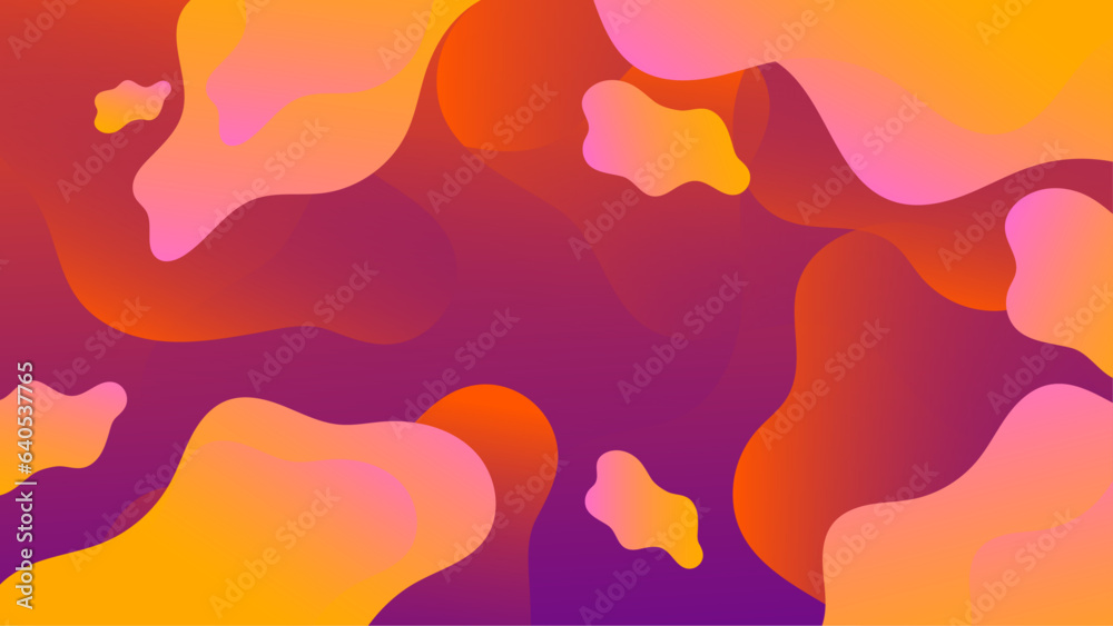 vector modern purple yellow pink liquid background vector modern purple yellow pink liquid background