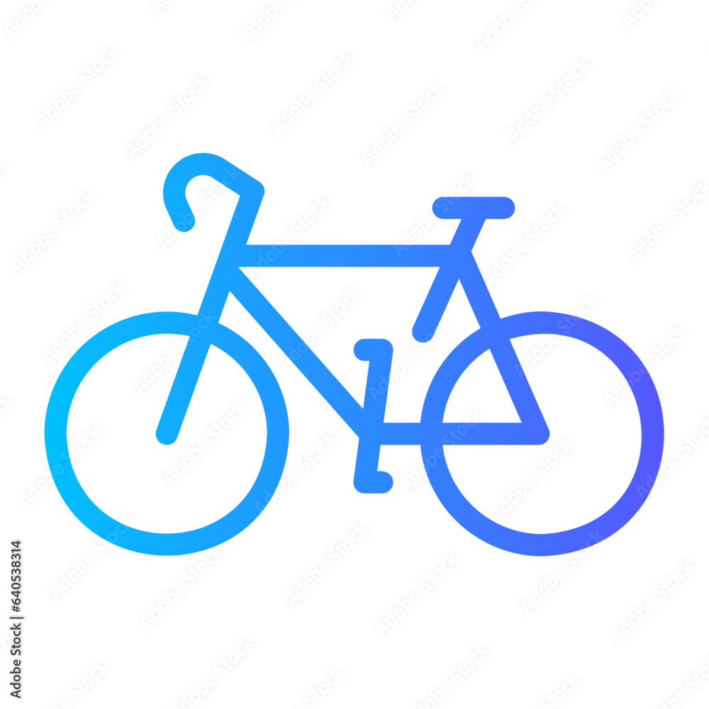 Fototapeta premium bicycle Gradient icon