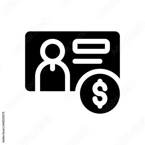 fee glyph icon