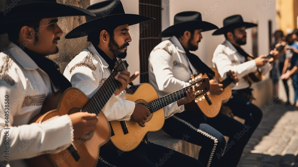Fototapeta premium Man playing guitar