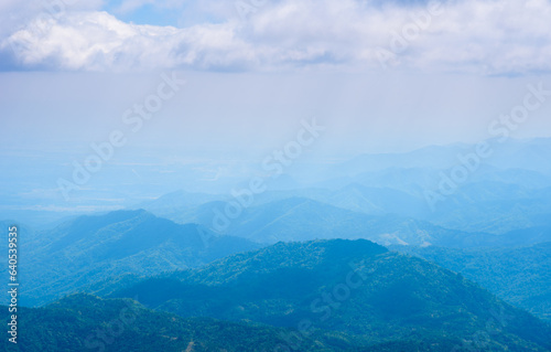 Beautiful nature landscape from mountain view