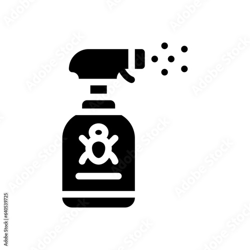 bug spray glyph icon