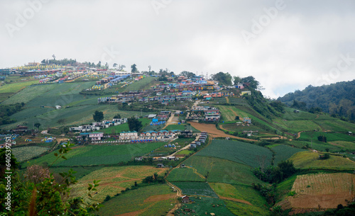 Mountain view in thailand,Landscape of nature, Phu Thap Boek, Phetchabun Province, Thailand.