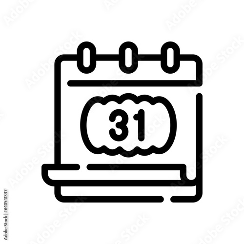 calendar line icon © HacaStudio