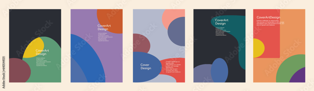 Fototapeta premium abstract geometric pattern background, circle, square, triangle, line, flat vector art design, colorful background for banner poster cover