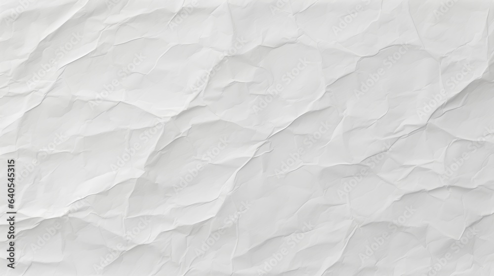 A wrinkled paper texture background. The paper is blank, providing ample copy space for text or design elements. The crumpled texture adds a unique, tactile element to the image. Generative AI A wrinkled paper texture background. The paper is blank, providing ample copy space for text or design elements. The crumpled texture adds a unique, tactile element to the image. Generative AI