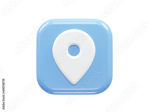 Free Download Location icon 3d rendering vector - GFXLoad