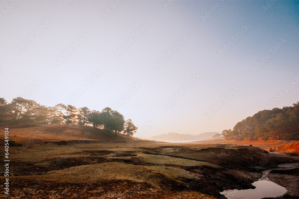 Peaceful scene in Golden Stream tourist area