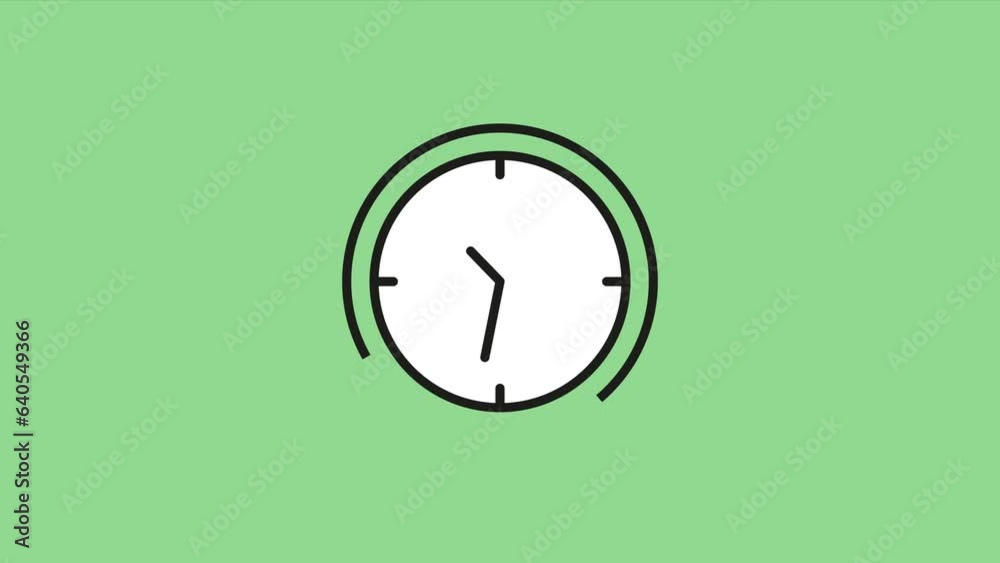 clock icon animation.