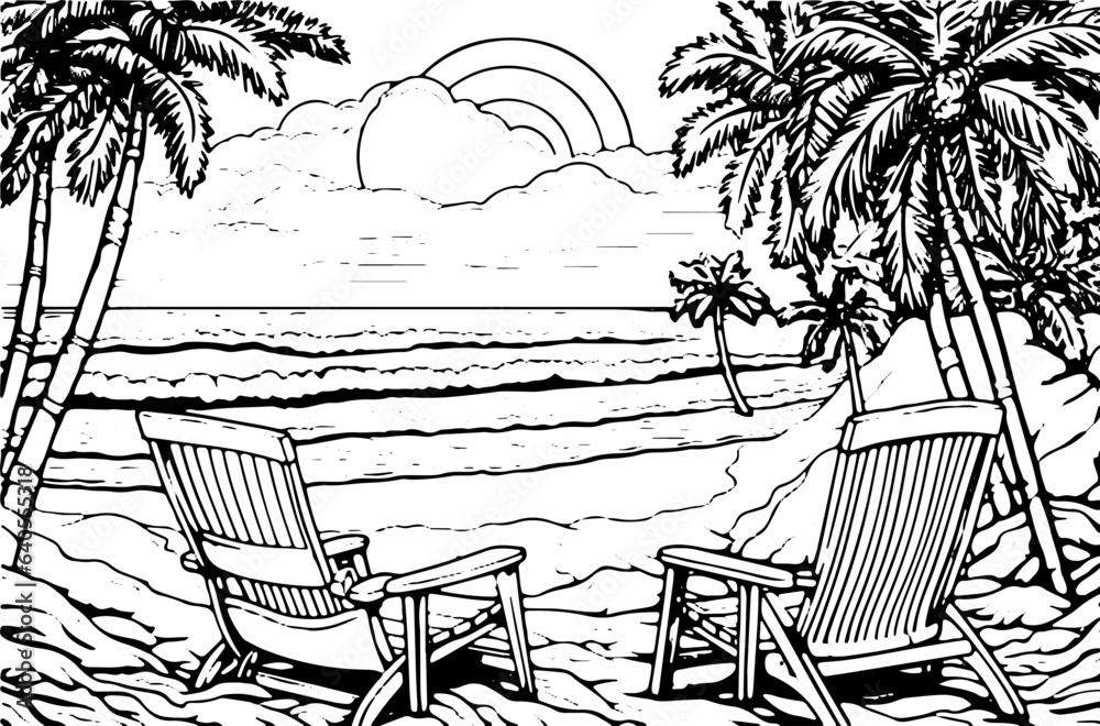 Coloring Page - Vectorized