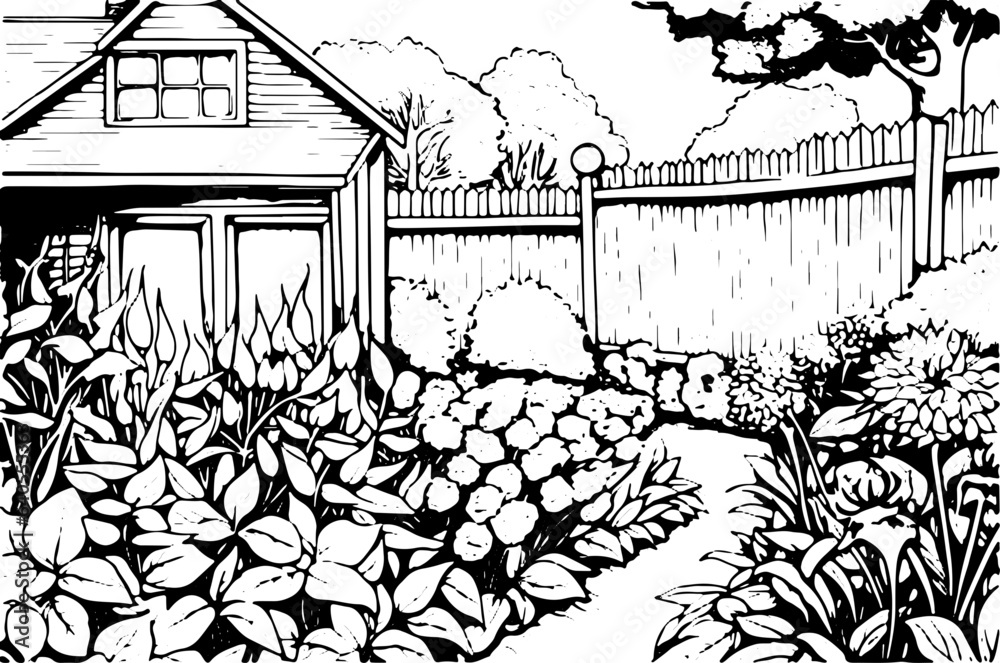 Coloring Page - Vectorized