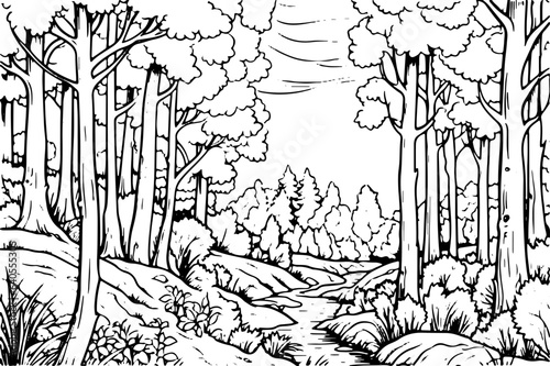 Coloring Page - Vectorized