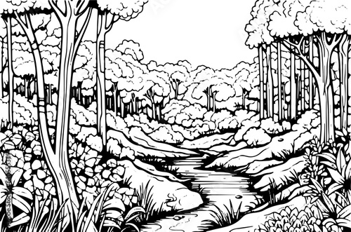 Coloring Page - Vectorized