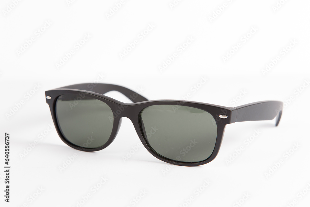 Fashion sunglasses isolated on white.
