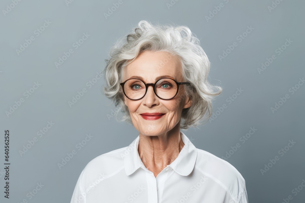 Gorgeous middle-aged lady. Photo generative AI