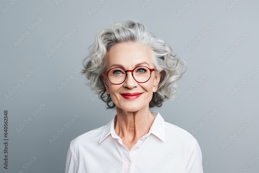 Gorgeous middle-aged lady. Photo generative AI
