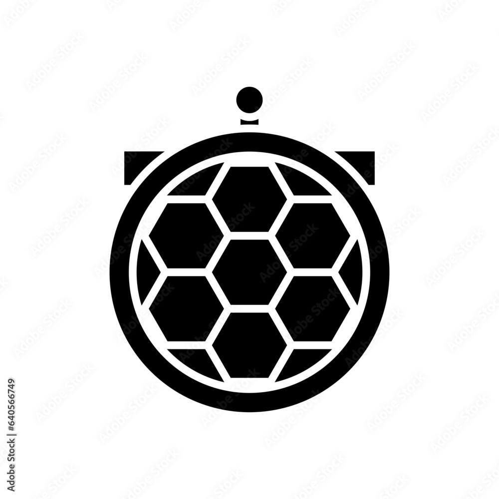 Obraz premium stopwatch glyph icon