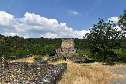 Obraz na płótnie Burgruine Schmidtburg w salonie
