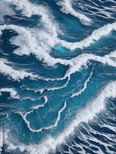 Ocean waves. AI Generated