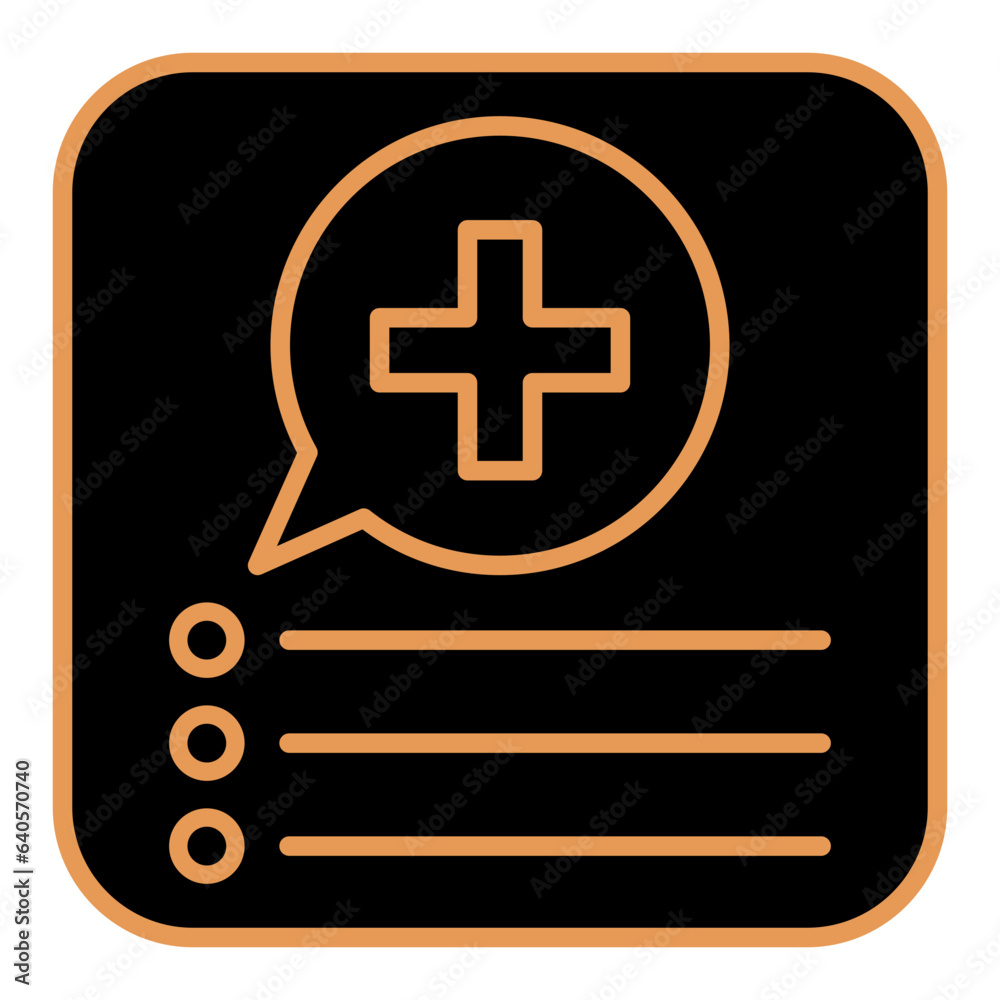 Fototapeta premium Medical App Icon
