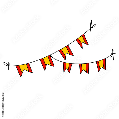 Spainflag decoration