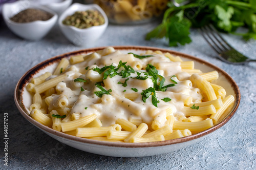 Delicious dishes; Cheese Sauce Pasta