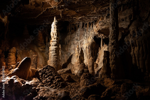 Balcarka Cave in the Moravian Karst near Brno, Czech Republic - Stalactite photo