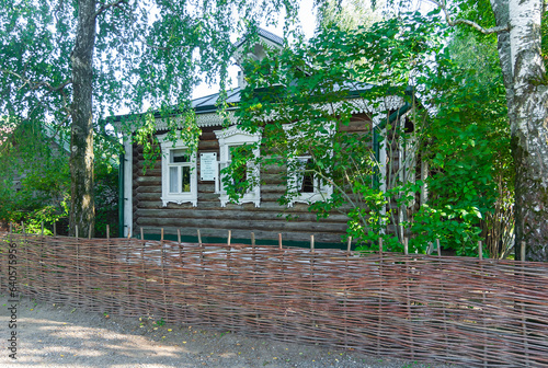 Ryazan regionю Russia. The village of Konstantinovo. Sergei Yesenin House Museum