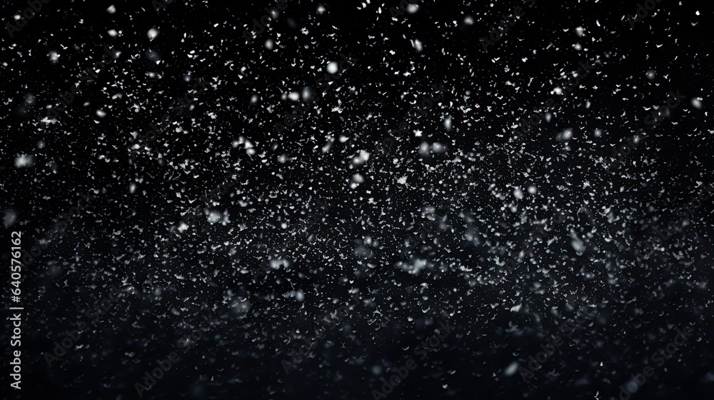 Snow or snowflakes falling texture. Concept of a blizzard or snowfall. Black Matte to use as an overlay. Shallow field of view. Snow or snowflakes falling texture. Concept of a blizzard or snowfall. Black Matte to use as an overlay. Shallow field of view.