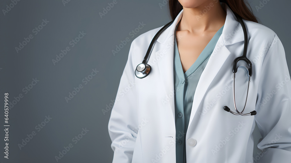 doctor with stethoscope on isolated background doctor with stethoscope on isolated background