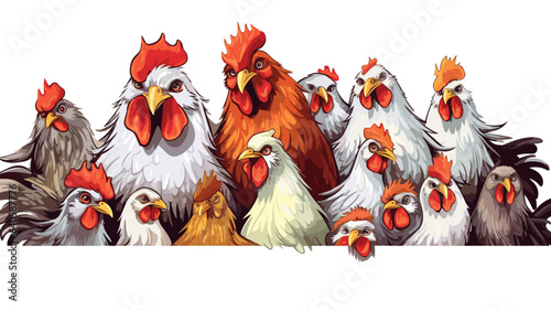 Adorable Chicken Image. Experience the Endearing Charm of a Playful and Cute Farm Bird