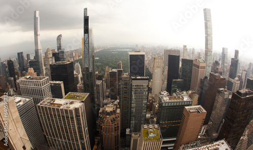 Skyline of Manhattan from Top of the Rock. New York, USA