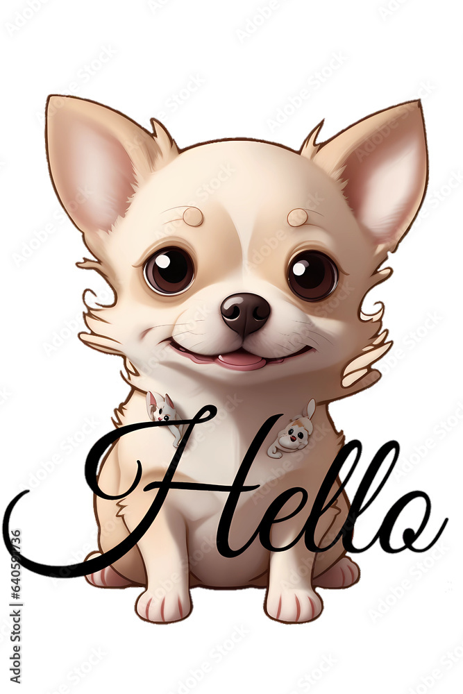 Obraz premium hello dog