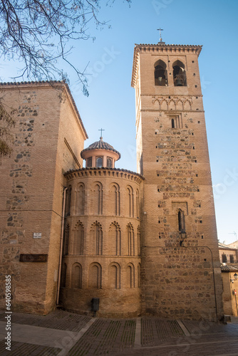 Obraz na plátně Tower and apse of the church of Santa Leocadia, Toledo, Spain
