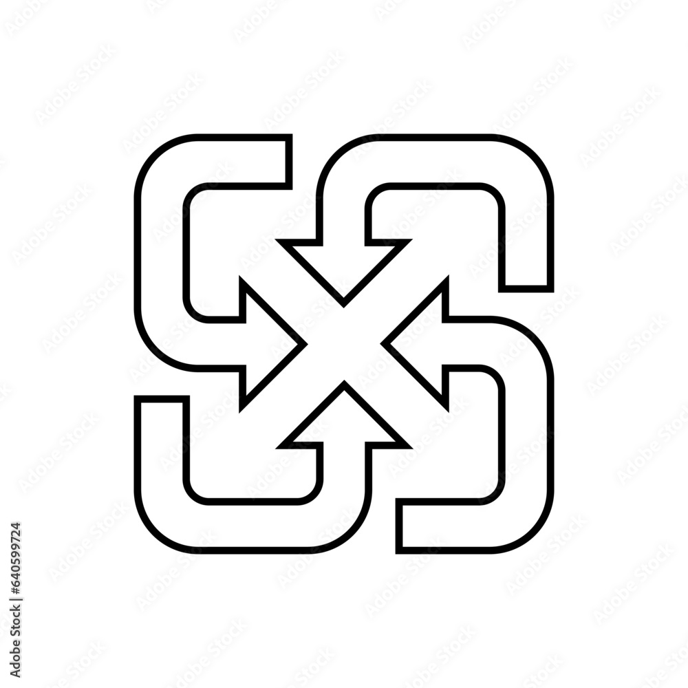 Circle Movement Icon. Rounding, Spinning Symbol - Vector Circle Movement Icon. Rounding, Spinning Symbol - Vector