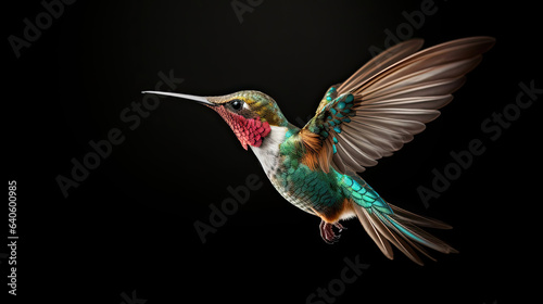 Precise capture of a hummingbird in mid-flight © javier