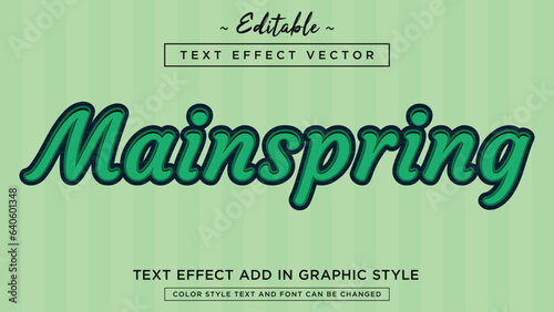 Classic fully editable text effect with amazing background