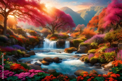 colorful autumn landscape