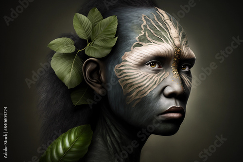 Anor Collection · Ancient Origin · Ancestors · Photo realistic Illustrations ·  Neanderthals and Homo sapiens in connection with nature · Archeology · Historical Origins photo