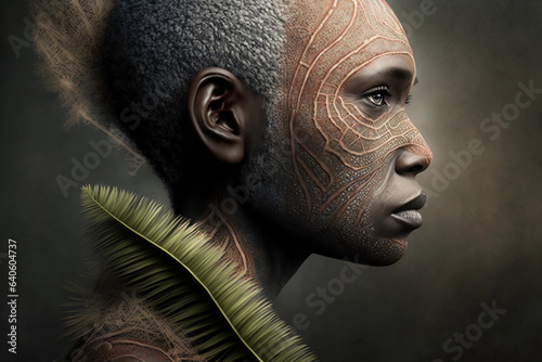 Anor Collection · Ancient Origin · Ancestors · Photo realistic Illustrations ·  Neanderthals and Homo sapiens in connection with nature · Archeology · Historical Origins photo