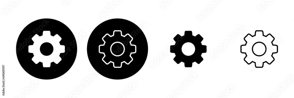 setting Icon set. Cog settings Icon Symbol setting Icon set. Cog settings Icon Symbol