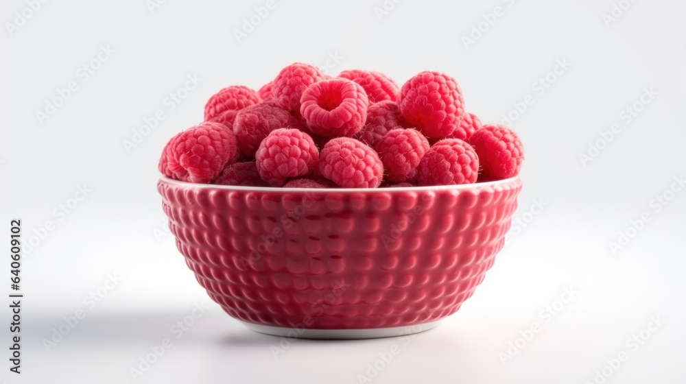 raspberries in a bowl raspberries in a bowl