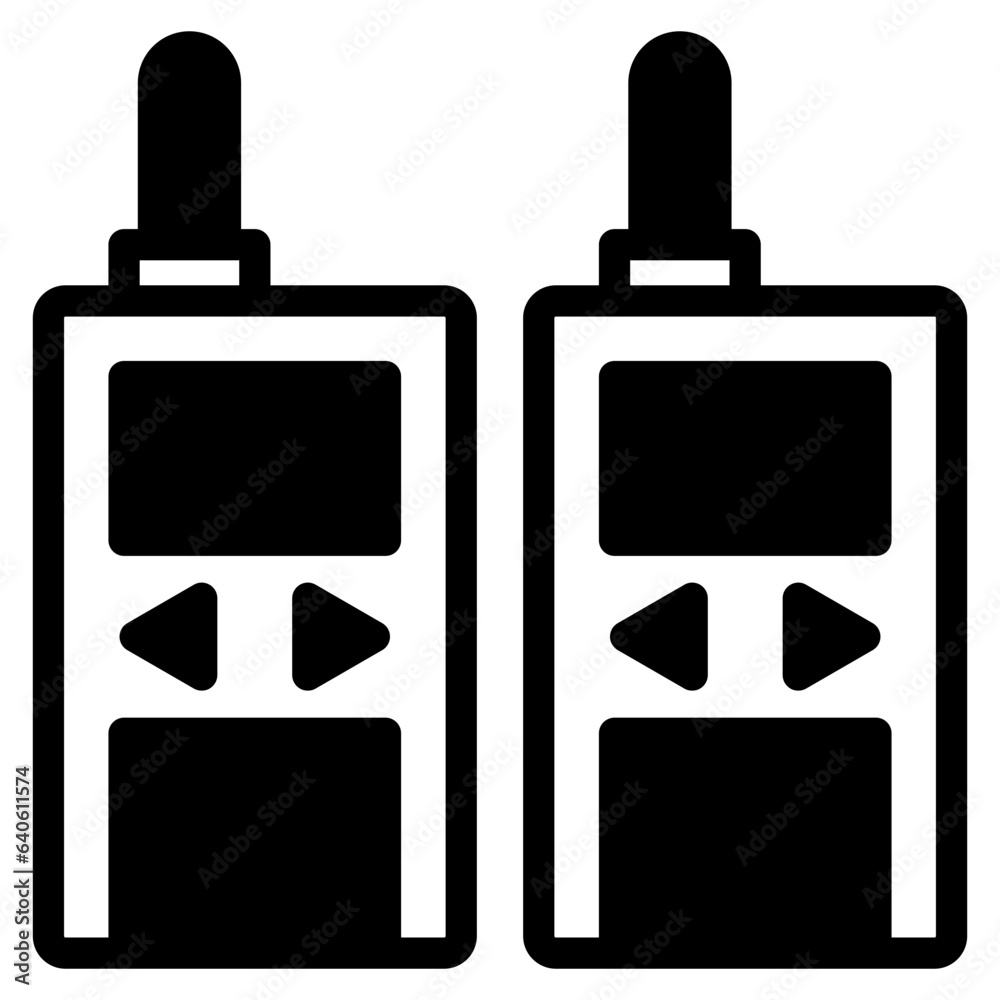 Obraz premium walkie talkie dualtone 