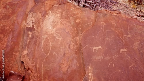 Twyfelfontein Cave rock art engravings