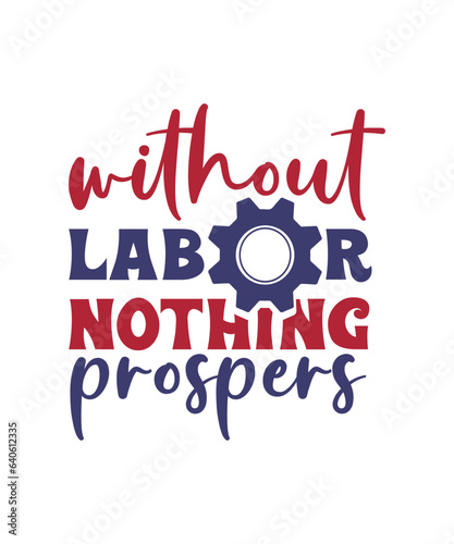 without labor nothing prospers svg