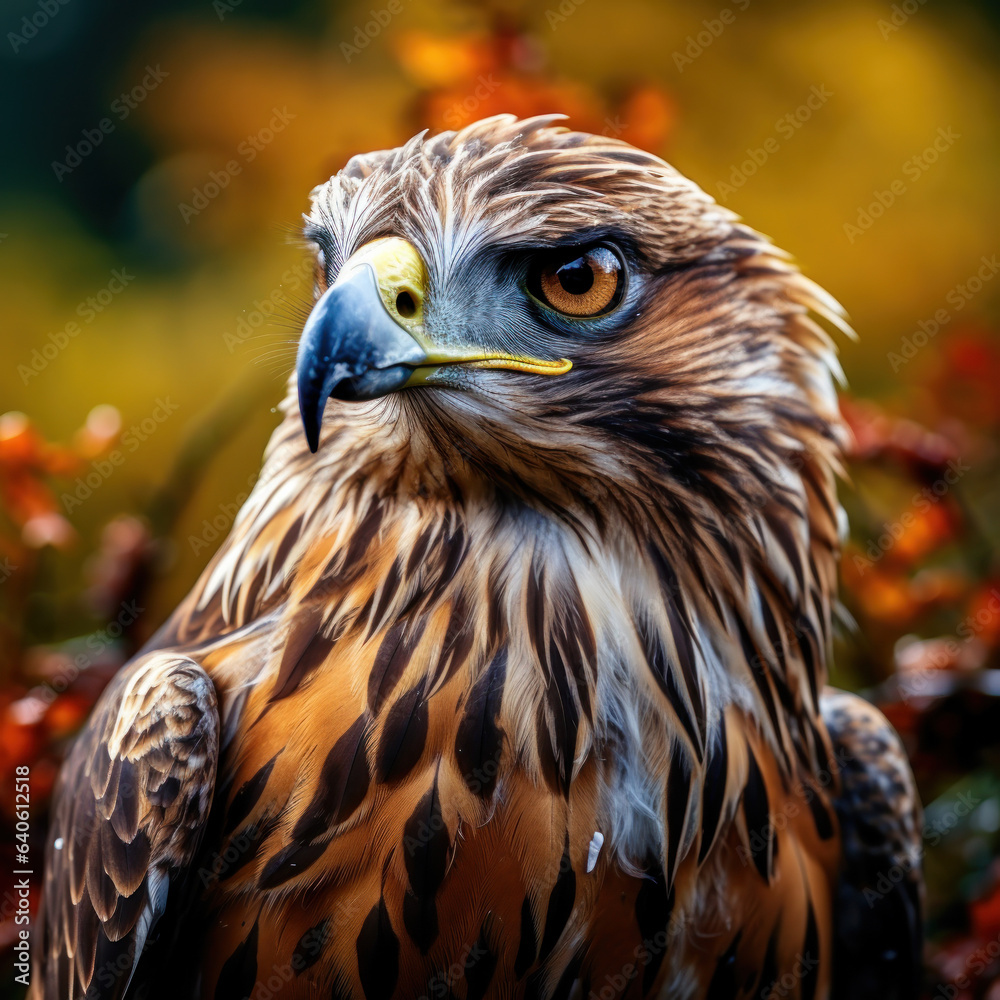 Hawk in its Natural Habitat, Wildlife Photography, Generative AI Hawk in its Natural Habitat, Wildlife Photography, Generative AI