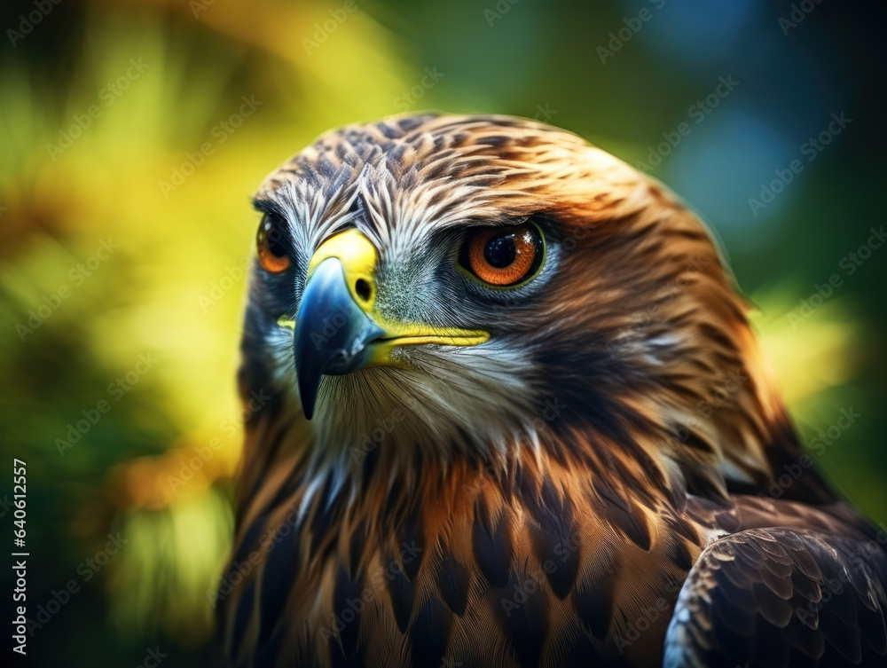 Hawk in its Natural Habitat, Wildlife Photography, Generative AI Hawk in its Natural Habitat, Wildlife Photography, Generative AI