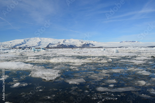 Pristine Icey Landscape in the South of Iceland © dejavudesigns