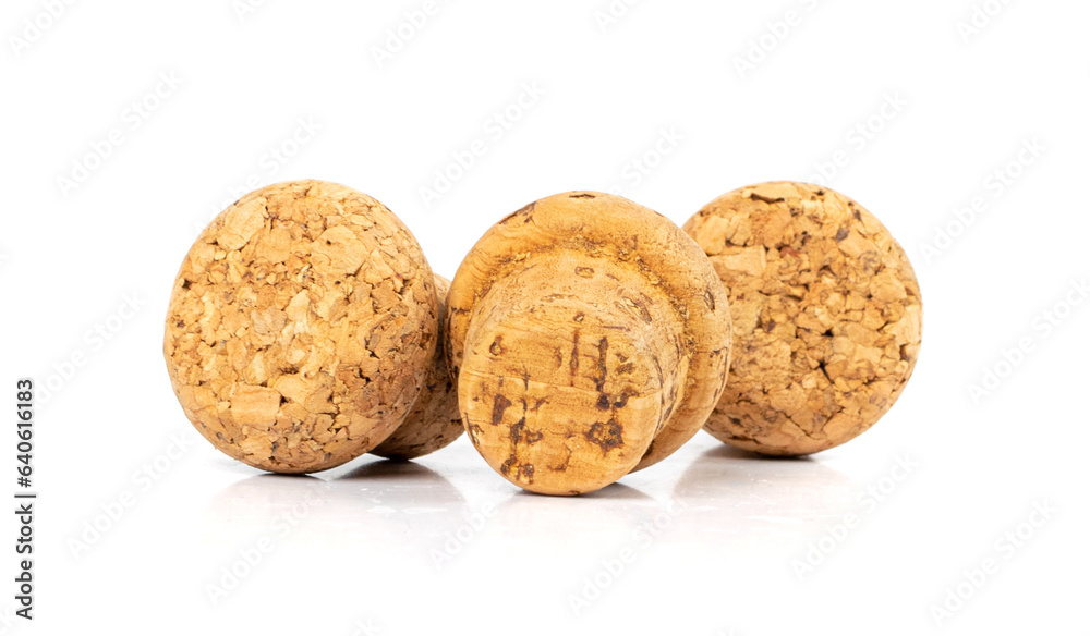 Wine Corks Isolated, Cork Stoppers Set, Cork Caps Wine Corks Isolated, Cork Stoppers Set, Cork Caps